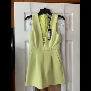 Lime green romper